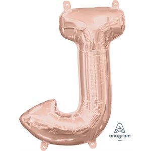 16'' M. LETTER J ROSE GOLD