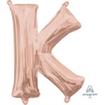 16'' M. LETTRE K  ROSE GOLD