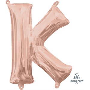 16'' M. LETTRE K ROSE GOLD