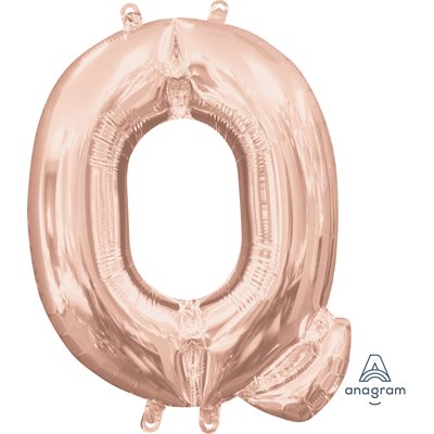 16'' M. LETTER Q ROSE GOLD