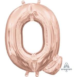 16'' M. LETTER Q ROSE GOLD