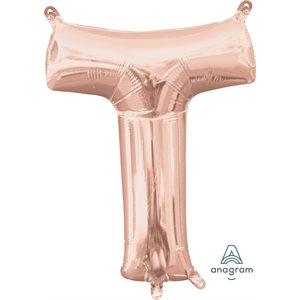 16'' M.LETTER T ROSE GOLD