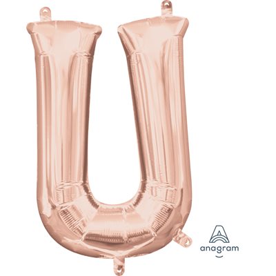 M.16'' LETTRE U ROSE GOLD