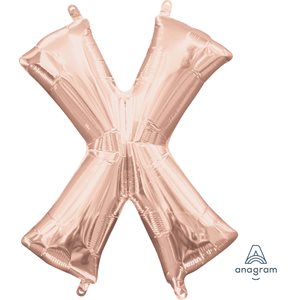 16'' M. LETTRE X ROSE GOLD