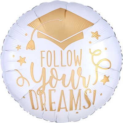 M.18'' FOLLOW YOUR DREAMS WHITE&GOLD M.18'' FOLLOW YOUR DREAMS WHITE&GOLD