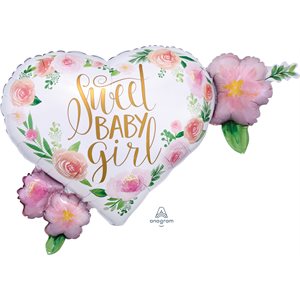 27'' M.FLORAL BABY GIRL H / S