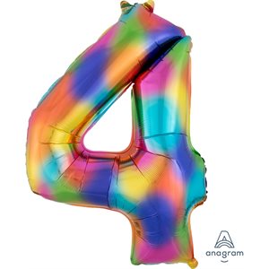 35'' M.NUMBER 4 RAINBOW SPLASH H / S