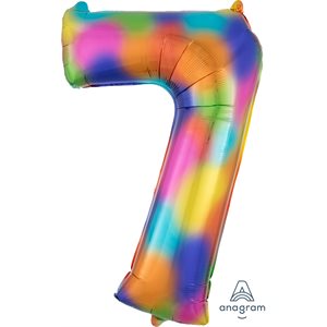 35'' M.NUMBER 7 RAINBOW SPLASH H / S