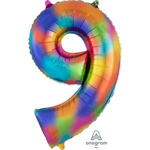 M.34''CHIFFRE 9 RAINBOW SPLASH H / S