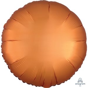 M.18'' ROND AMBRE SATIN LUXE