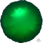 18''M.EMERALD SATIN LUXE CIRCLE