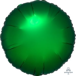 M.18'' ROND EMERAUDE SATIN LUXE