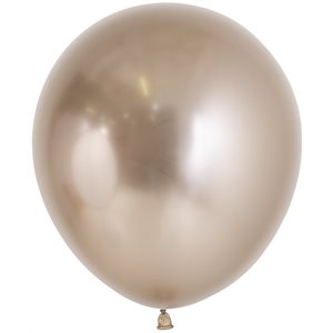 "18"" Reflex Champagne Round (25pcs)"