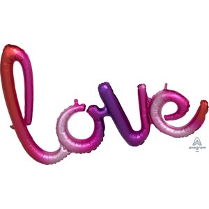 31'' M.SRIPT PHRASE OMBRE LOVE