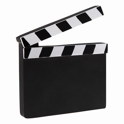 Marque table Cinéma Noir 11.5 x 13.5 cm Sachet d'1 pièce Marque table Cinéma Noir 11.5 x 13.5 cm Sachet d'1 pièce