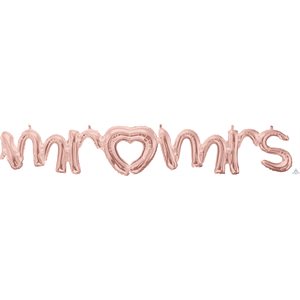 59'' M.MR&MRS ROSE GOLD SCRIPT