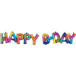 M.HAPPY B-DAY RAINBOW