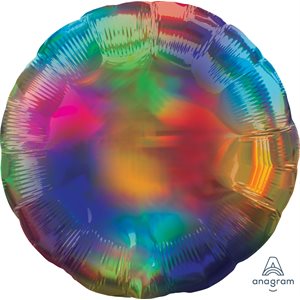 M.18'' ROND RAINBOW IRIDESCENT