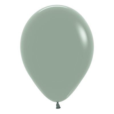 "11"" Pastel Dusk Laurel Green Round (50pcs)"