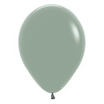 "11"" Rond Vert Laurier pastel crépuscule  (50pcs)"