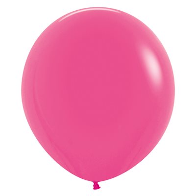 "18""Rond Fuchsia Néon (25pcs)"