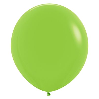 "18"" Neon Green Round (25pcs)"