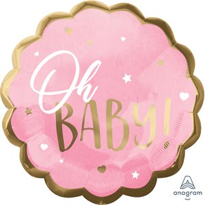 22''M. PINK BABY GIRL H / S