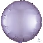 M.18'' ROND PASTEL LILAS SATIN LUXE