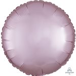 18''M.SATIN LUXE PASTEL PINK CIRCLE