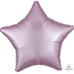 18''M.SATIN LUXE PASTEL PINK STAR