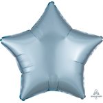 18''M.SATIN LUXE PASTEL BLUE STAR