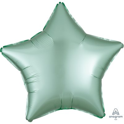 M.18'' ETOILE VERT MENTHE PASTEL SATIN LUXE M.18'' ETOILE VERT MENTHE PASTEL SATIN LUXE