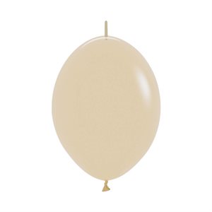 "06"" Fashion White Sand Link-O-Loons (50pcs)"