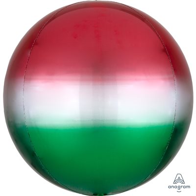 M.15'' OMBRÉ ROUGE&VERT ORBZ