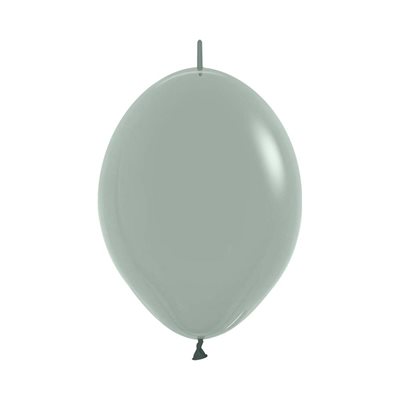 "06"" Pastel Dusk Laurel Green Link-O-Loons (50pcs)"