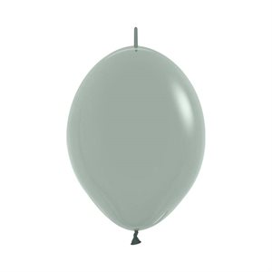 "06"" Pastel Dusk Laurel Green Link-O-Loons (50pcs)"