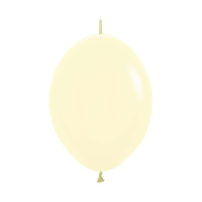 "Link-O-Loons Jaune Pastel Mat 06"" (50pcs)" "Link-O-Loons Jaune Pastel Mat 06"" (50pcs)"