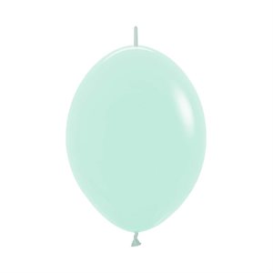 "06"" Pastel Matte Green Link-O-Loons (50pcs)"