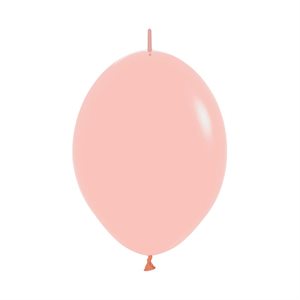 "06"" Pastel Matte Melon Link-O-Loons (50pcs)"