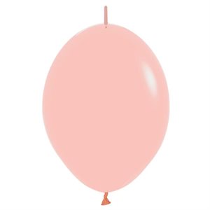 "12"" Pastel Matte Melon Link-O-Loons (25pcs)"