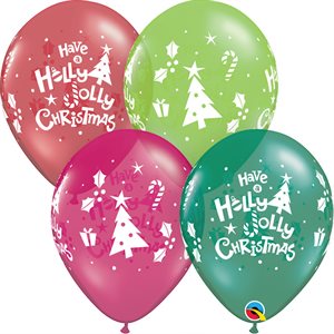 11'' B.HOLLY JOLLY CHRISTMAS P / 50