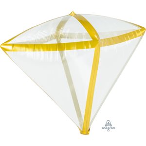 M.15'' GOLD TRIM DIAMONDZ