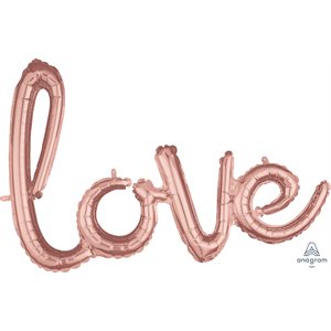 31'' M.LOVE SCRIPT ROSE GOLD