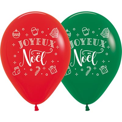 "11"" Joyeux Noël Couronne Assortment 2-sided (50pcs) " "11"" Joyeux Noël Couronne Assortment 2-sided (50pcs) "