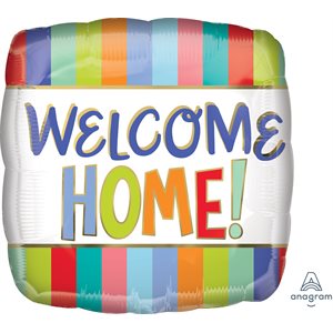 18'' M.WELCOME HOME STRIPES