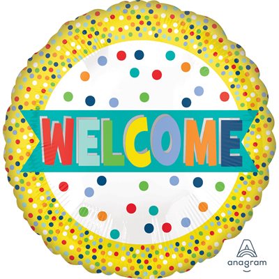 M. 18'' WELCOME LOTS OF DOTS M. 18'' WELCOME LOTS OF DOTS
