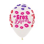 "11"" Gros Bisous Crystal Clair (50pcs) "