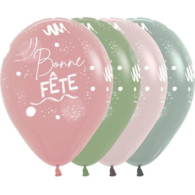 "11"" Bonne Fête Pastel Dusk Assortment (50pcs) " "11"" Bonne Fête Pastel Dusk Assortment (50pcs) "