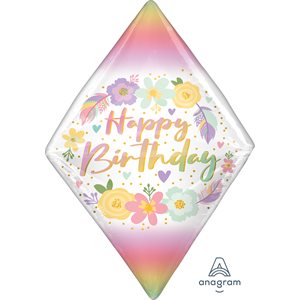 M.25'' BIRTHDAY BOHO GEM ANGLEZ