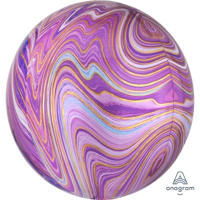 M.15'' PURPLE MARBLEZ ORBZ